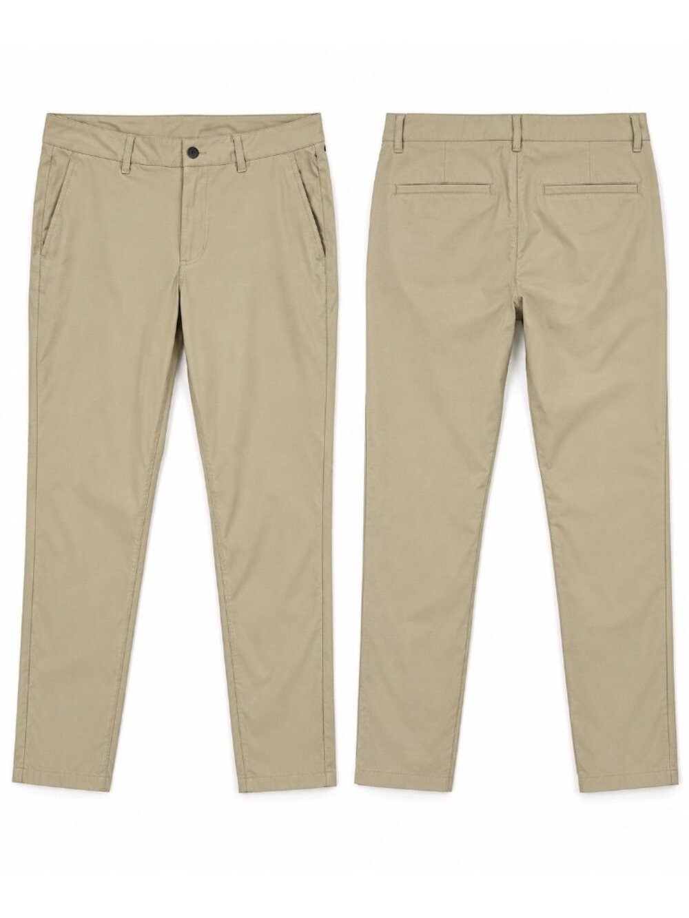 Lululemon Mens ABC Commission Pant Slim Fit 34 x 32 Khaki Warpstreme Chino Golf